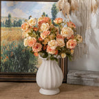 Rose & daisy bouquet UV resistant 2pcs arranged for 5 colors faux flower by IPOPU
