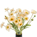 Champagne handmade artificial faux blooms 10pcs for home wedding holiday DIY decor