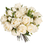 Champagne artificial rose peony flower bunches 2 packs for DIY wedding home decor event
