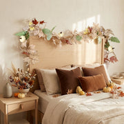 Cream Rose Cotton Floral Garland – Table Runner, Staircase & Mantel Decor