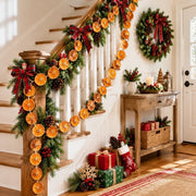 Dried Orange Slice Garland 8.8 Ft – Natural Christmas & Fall Decor