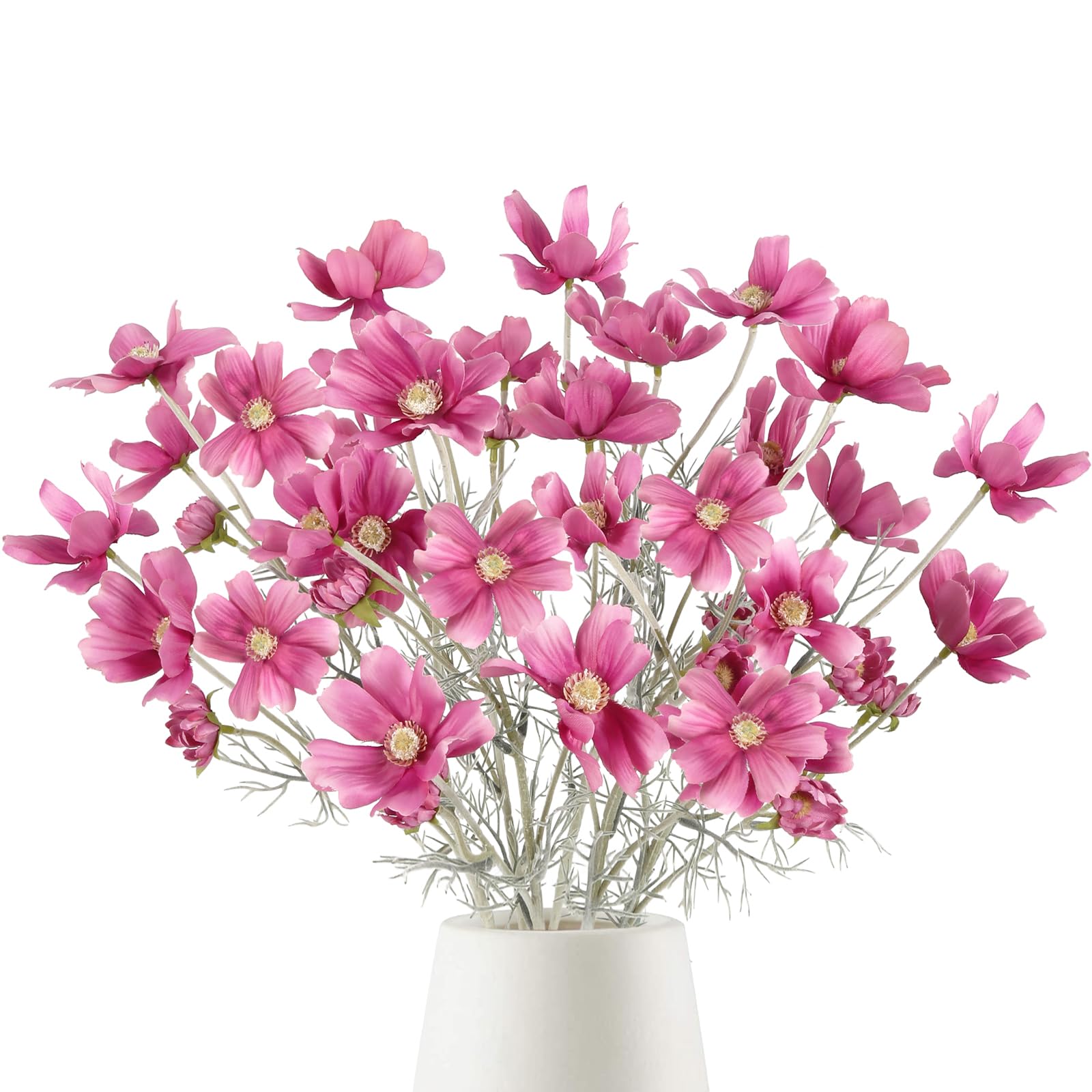 Dusty pink artificial cosmos wildflowers 6pcs 24 inch for wedding party home decoration