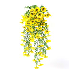 Hanging Artificial Potted Faux Eucalyptus Plants and Flowers for Modern Boho Farmhouse Bathroom Office Desk Wall Book Shelf Living Room Aesthetic Decor Indoor