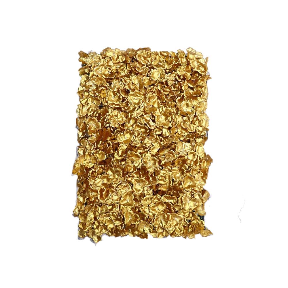 Gold artificial hydrangea flower mat DIY wedding backdrop wall party home decor