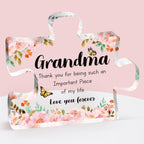 Engraved acrylic puzzle plaque gift for grandma with loving message
