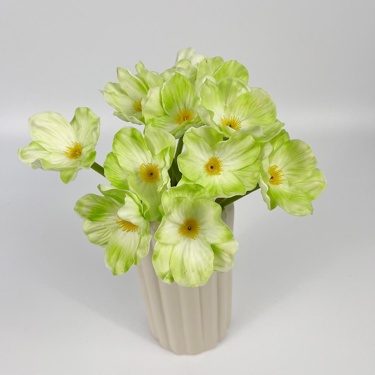 Green artificial fake flowers bouquet for home decoration wedding decor accessories
