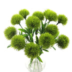 Green Dandelion Flower Bush for modern wedding decor by IPOPU
