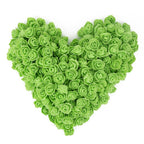 Green mini foam rose heads 500pcs bulk for DIY wedding bouquet baby shower party decor