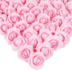 Light pink artificial stemless foam rose heads 200pcs for wedding DIY party home decor