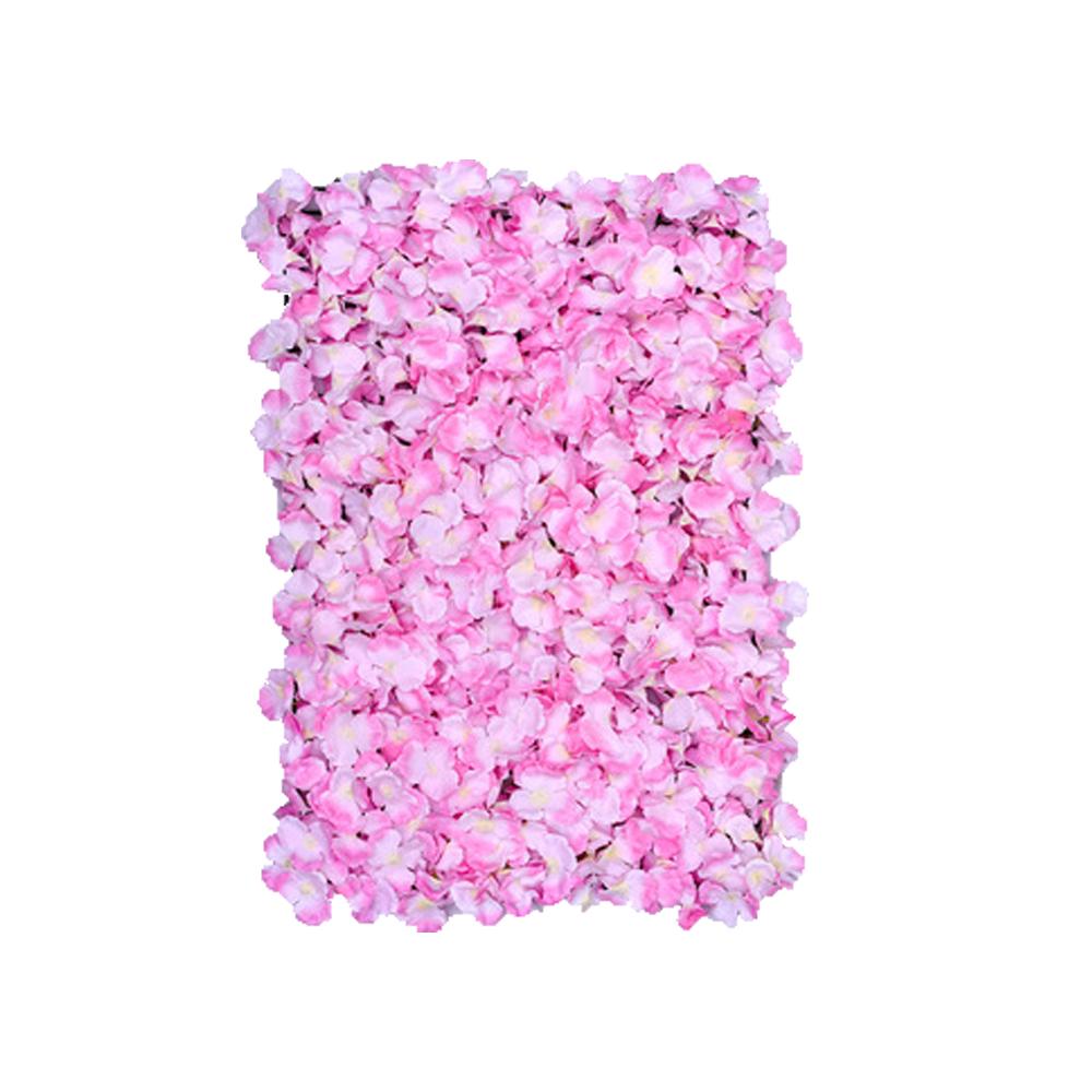 Light pink artificial hydrangea flower mat DIY wedding backdrop wall party home decor