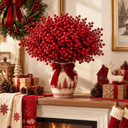 Red Berry Stems – 50 Pcs