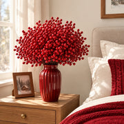 Red Berry Stems – 50 Pcs