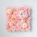 Pink faux flower wall panel floral backdrop party wedding baby shower home accent wall decor