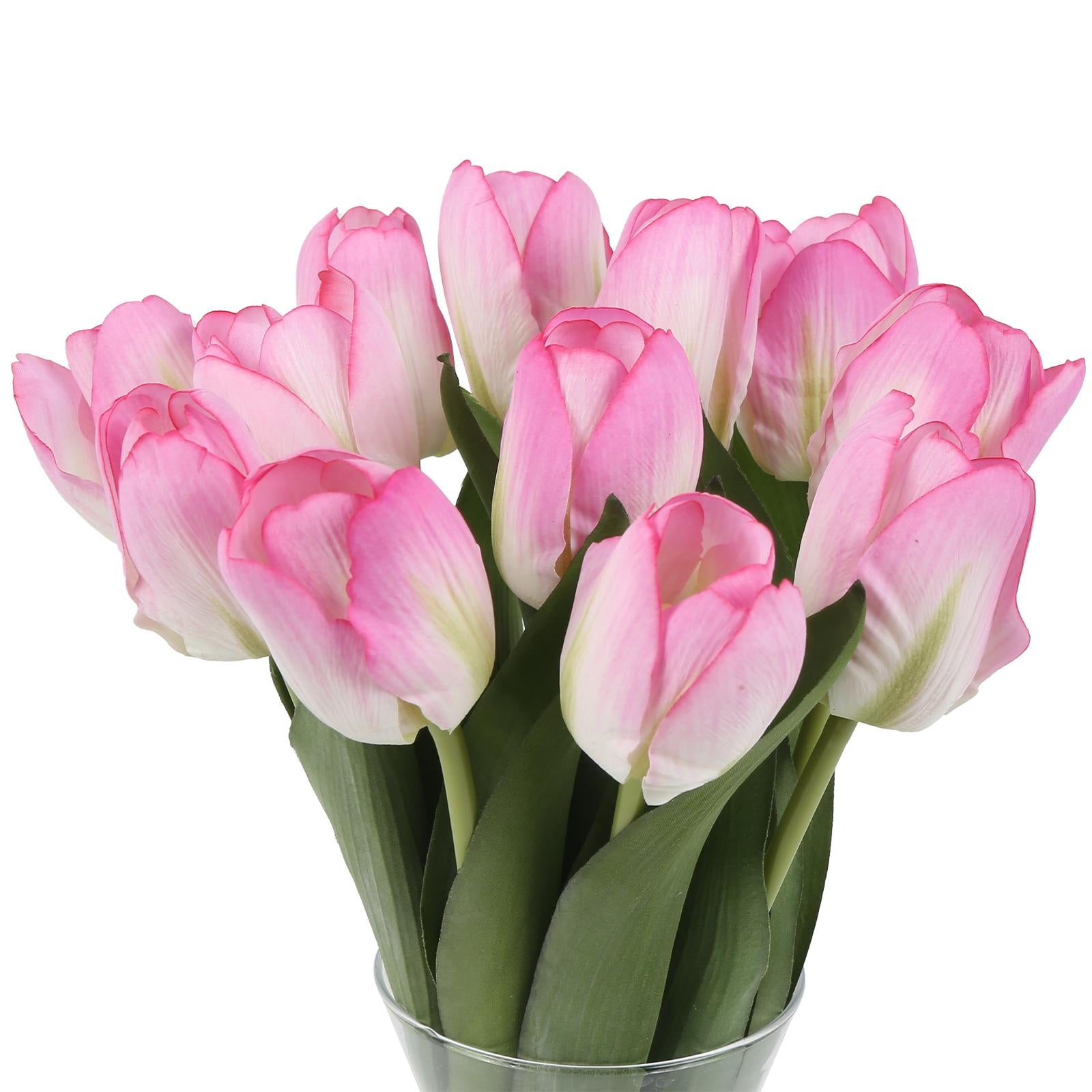 Tulip Flower 6pcs Home Living Room Wedding Decoration Tulips Fake Flowers Home Garden Decor