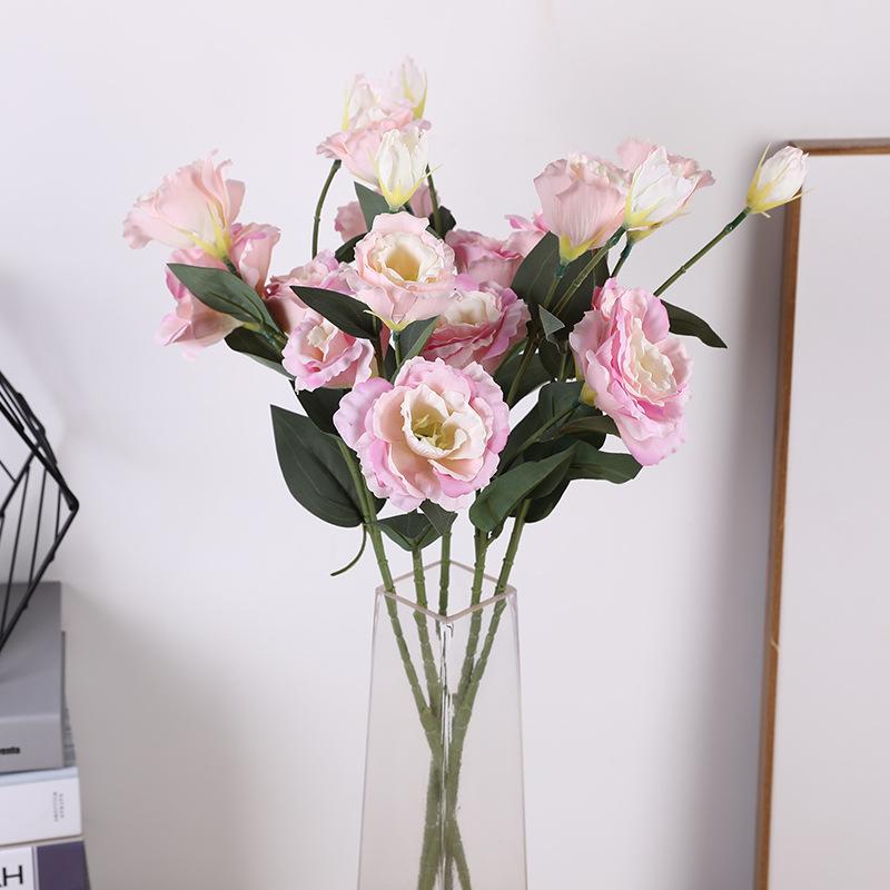 Pink artificial hyacinth bouquet 3pcs for wedding home office party graduation decor