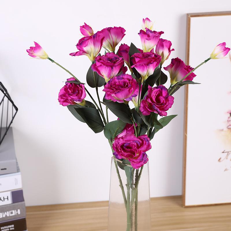 Pink artificial hyacinth bouquet 3pcs for wedding home office party graduation decor