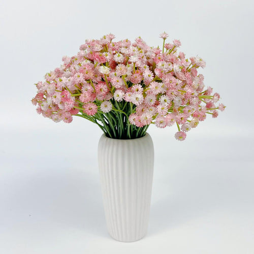 Pink artificial baby's breath gypsophila bouquet for wedding party garden home decoration