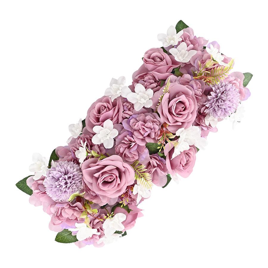 Pink faux floral swag for wedding arch party backdrop and home wall decoration
