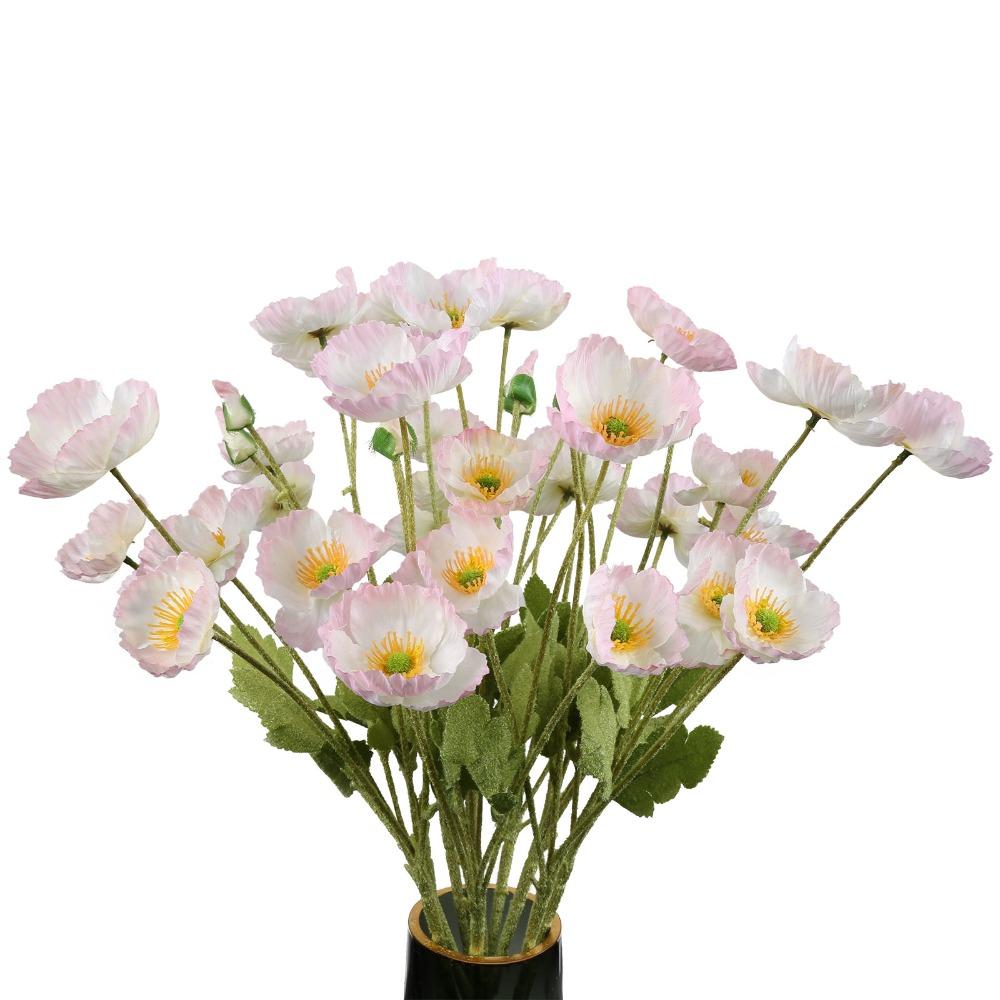 Pink handmade artificial faux blooms 10pcs for home wedding holiday DIY decor