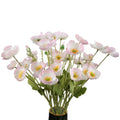 Pink handmade artificial faux blooms 10pcs for home wedding holiday DIY decor