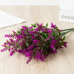 Pink artificial lavender flower stems 6pcs home office bedroom decor