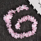 Pink artificial orchid cherry blossom vine handmade hanging garland for wedding decoration