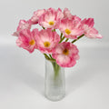 Pink artificial fake flowers bouquet for home decoration wedding decor accessories