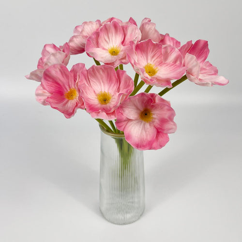 Pink artificial fake flowers bouquet for home decoration wedding decor accessories