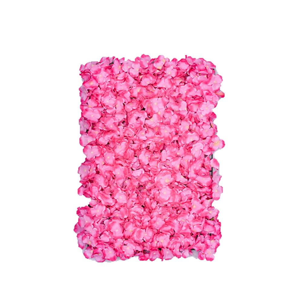 Pink artificial hydrangea flower mat DIY wedding backdrop wall party home decor