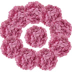 Pink artificial hydrangea flower heads 10pcs for wedding centerpiece bouquet DIY decor
