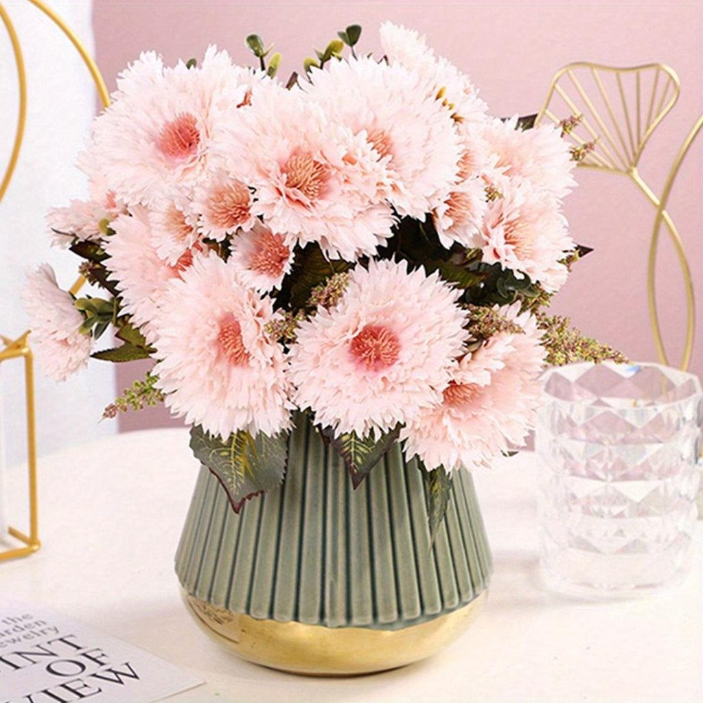 Pink Vintage Sunflowers Set Of 3 for modern wedding decor by IPOPU