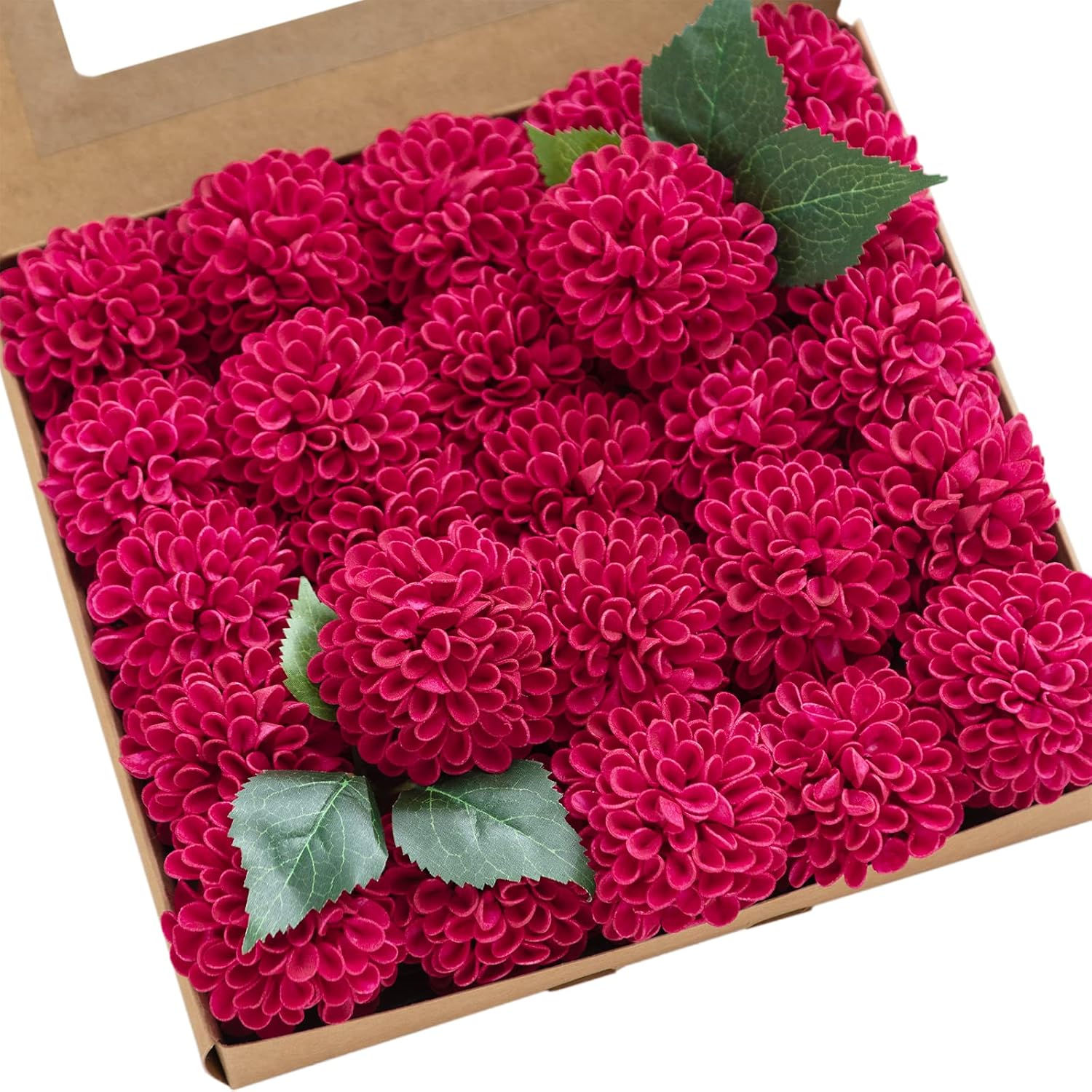 Pink foam artificial flowers 25pcs for wedding centerpiece graduation baby shower party decor