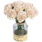 Pink white artificial carnation flowers 15pcs with stems for wedding bouquet home decor anniversary