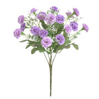 Purple bulk carnation artificial flowers with stems for wedding home hotel outdoor decor