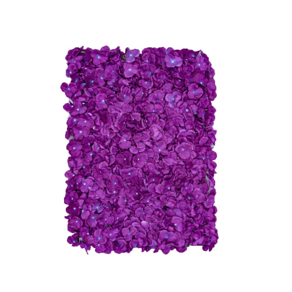 Purple artificial hydrangea flower mat DIY wedding backdrop wall party home decor