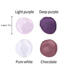 Purple faux flower petals for wedding aisle flower girl basket table scatter party decor