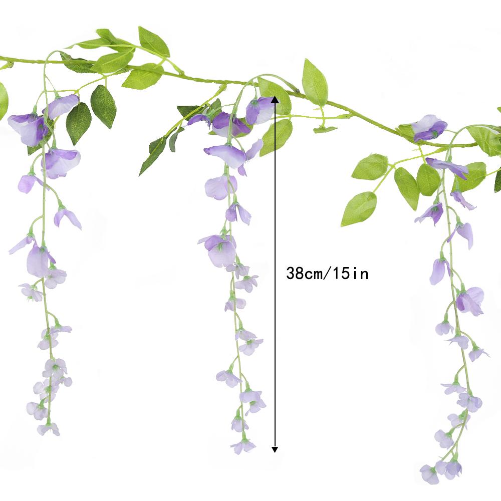 Purple artificial flower wall arrangement 2pcs for wedding bathroom home decor