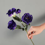 Purple artificial hyacinth bouquet 3pcs for wedding home office party graduation decor