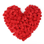 Red mini foam rose heads 500pcs bulk for DIY wedding bouquet baby shower party decor