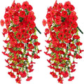 Red Eucalyptus & Morning Glory Wall Hanging for home porch garden by IPOPU