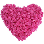 Rose red mini foam rose heads 500pcs bulk for DIY wedding bouquet party home decor