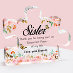 Engraved acrylic puzzle plaque gift for sister with heartfelt message
