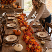 Artificial Maple Leaf Fall Garland – 6ft, Set of 2