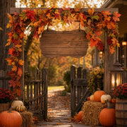 Artificial Maple Leaf Fall Garland – 6ft, Set of 2