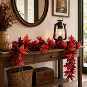 Artificial Maple Leaf Fall Garland – 6ft, Set of 2