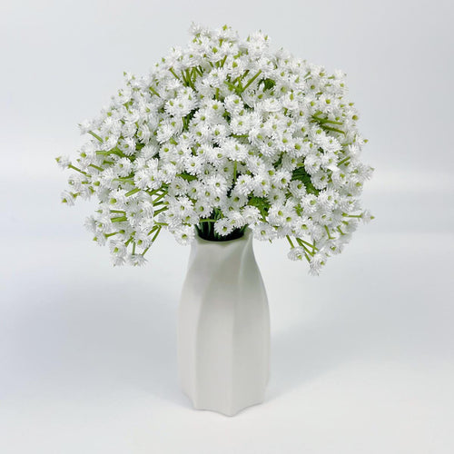 White artificial baby's breath gypsophila bouquet for wedding party home DIY decoration