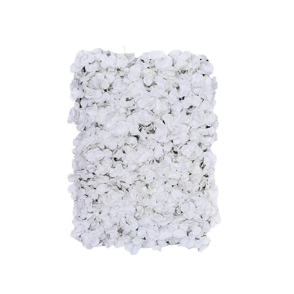 White artificial hydrangea flower mat DIY wedding backdrop wall party home decor