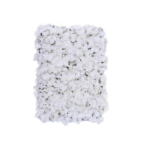 White artificial hydrangea flower mat DIY wedding backdrop wall party home decor