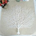 White Peacock And Coral Branch Decor for modern wedding decor by IPOPU