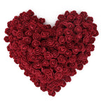 Wine red mini foam rose heads 500pcs bulk for DIY wedding bouquet party home decor
